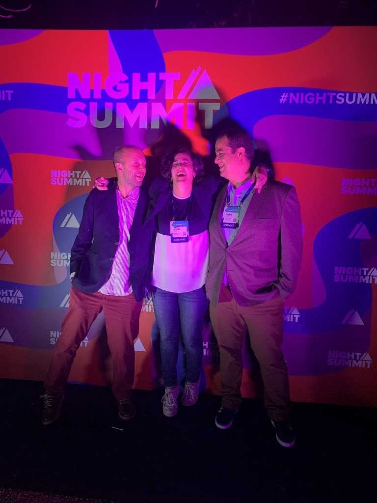 Glazed team at 2019's Night Summit